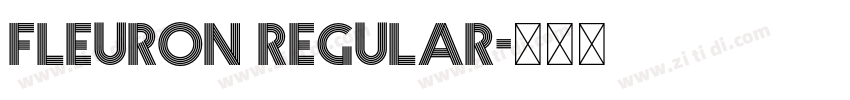 Fleuron Regular字体转换